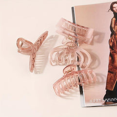 Transparent Shark Claw Style Hair Claw Ponytail Holder Hair Accessories