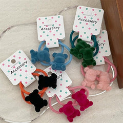 Cute Bear Hair Rope for Women