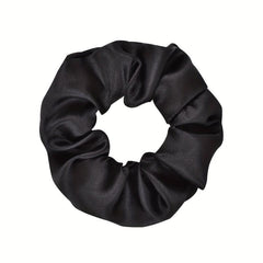 6pcs Large Satin Scrunchie Hair Tie Solid Silky Hair Rope Female Hair Accessorie