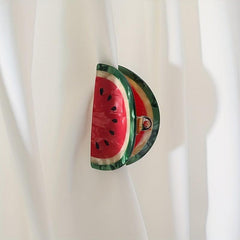 Watermelon Shape Hair Claw Large Shark Claw Ponytail Holder Hair Accessories