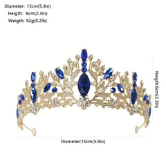 Rhinestone Decor Headband Crown Wedding Headband Crystal Bridal Headband