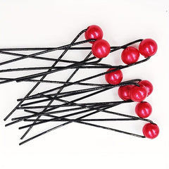 10pcs Bridal Faux Pearl Hair Pin U Shaped Hairpin Wedding Hair Stick