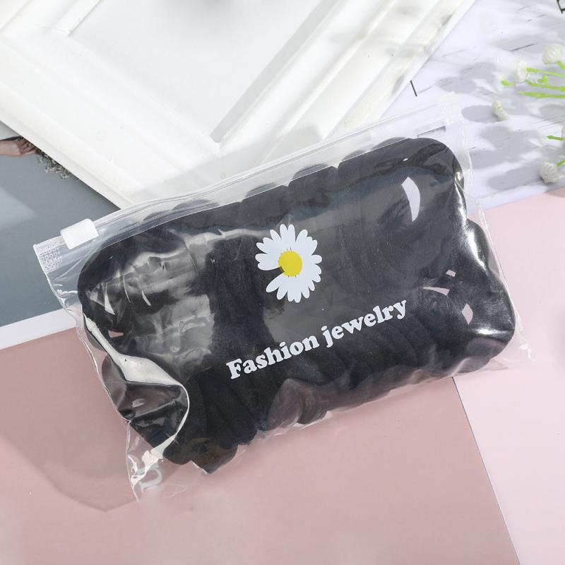 50-Pack Elastic Hair Bands Ponytail Holder H