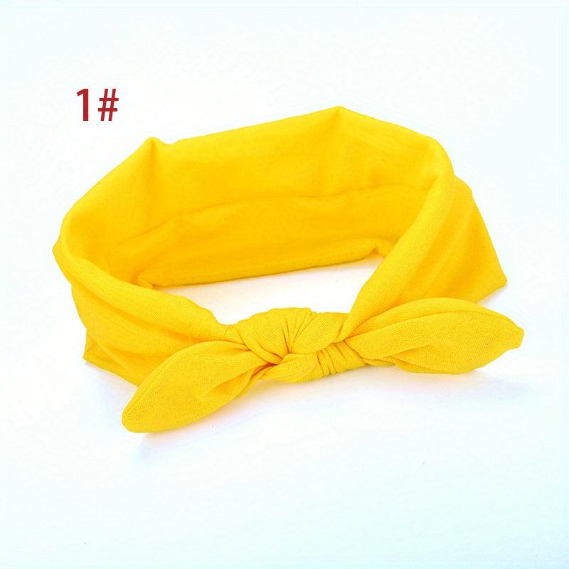 Solid Color Women's Headband Sports Yoga Fitness Sweatband Turban