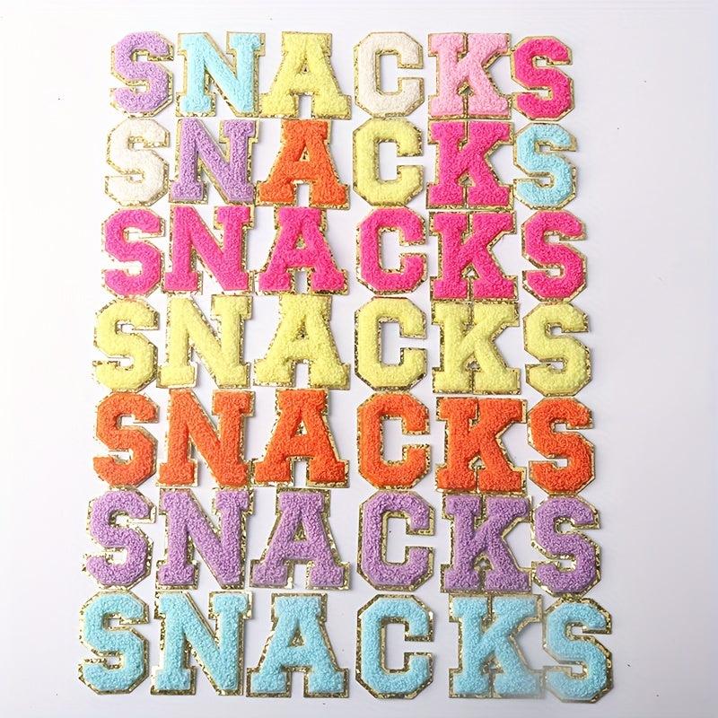 Iron On English Letters Stickers Embroidery Patches DIY Accessories