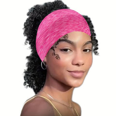 Elastic Knotted Wide Band Fitness Headband Hair Accessories