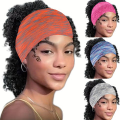 Elastic Knotted Wide Band Fitness Headband Hair Accessories