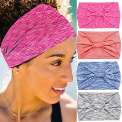 Elastic Knotted Wide Band Fitness Headband Hair Accessories