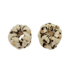 2pcs Leopard Print Microfiber Wristbands for Face Washing