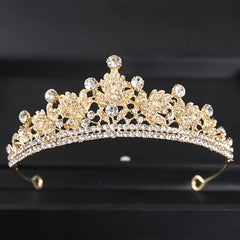 Baroque Vintage Tiara Headband Bridal Wedding Rhinestone Crown Hair Hoop