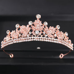 Baroque Vintage Tiara Headband Bridal Wedding Rhinestone Crown Hair Hoop