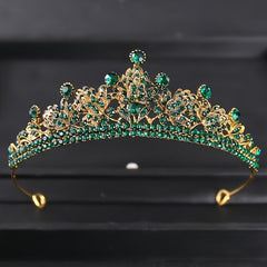 Baroque Vintage Tiara Headband Bridal Wedding Rhinestone Crown Hair Hoop