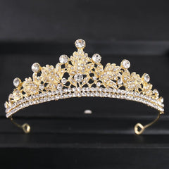 Baroque Vintage Tiara Headband Bridal Wedding Rhinestone Crown Hair Hoop