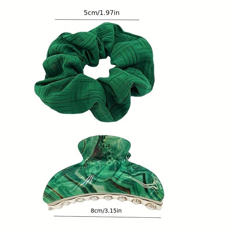 4pcs Large Fabric Scrunchie Hair Tie Hair Rope Hair Accessories