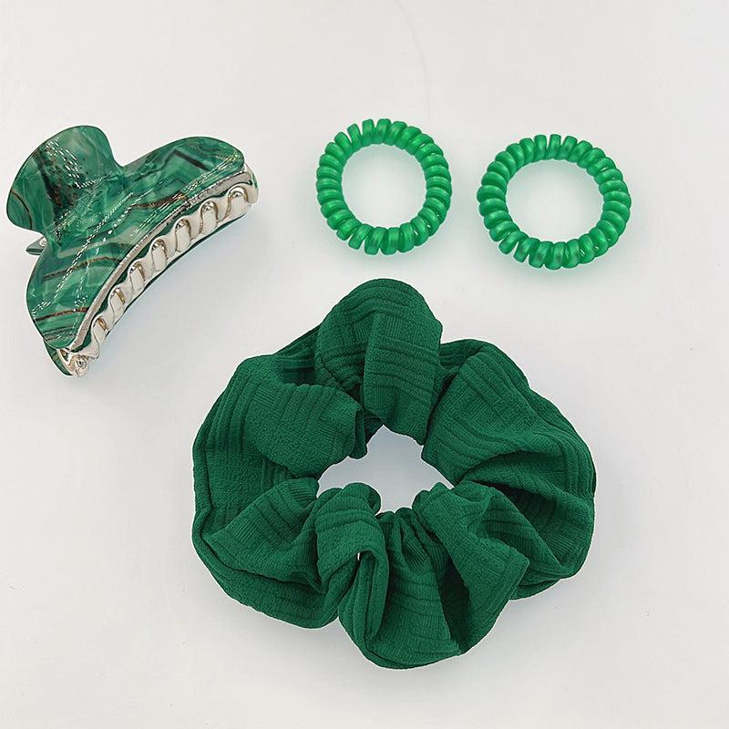 4pcs Large Fabric Scrunchie Hair Tie Hair Rope Hair Accessories