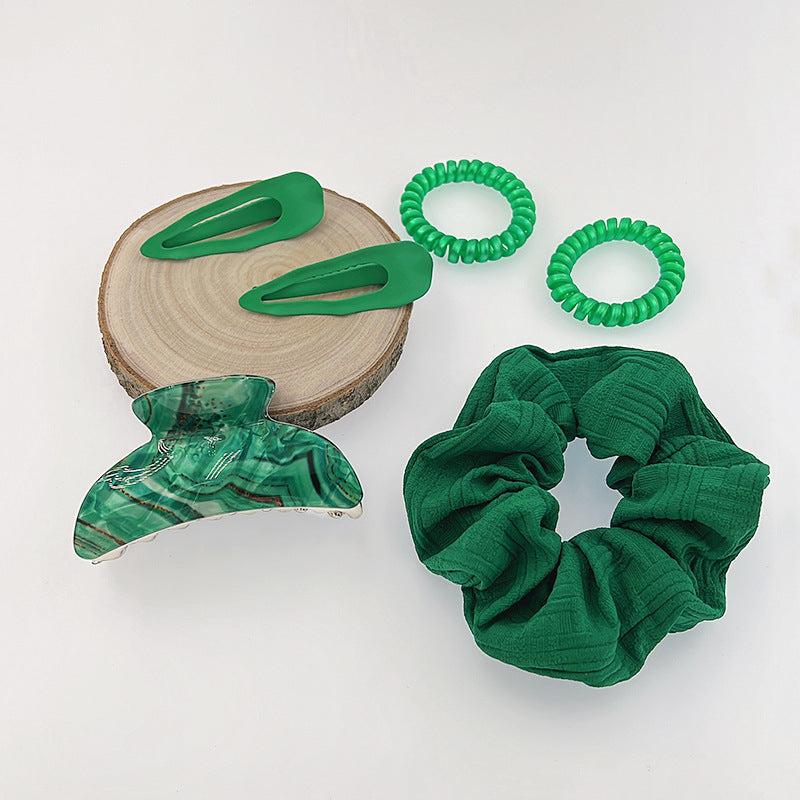 4pcs Large Fabric Scrunchie Hair Tie Hair Rope Hair Accessories