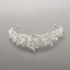 Rhinestone Crown Headdress Wedding Bridal Hair Accessory for Party Prom Birthday
