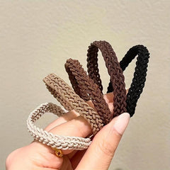 Braided Hair Tie Ponytail Holder Women Girls Hair Accessories