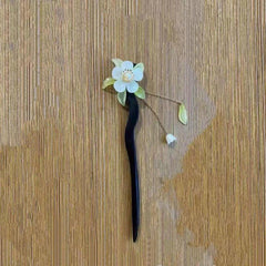 Vintage Chinese Style Wooden Hair Pin with Tassel