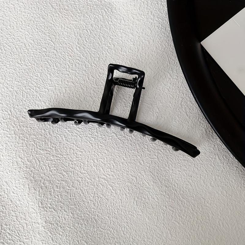 Metal Style Large Hair Claw Headwear Back Head Claw Shark Claw Hair Accessories