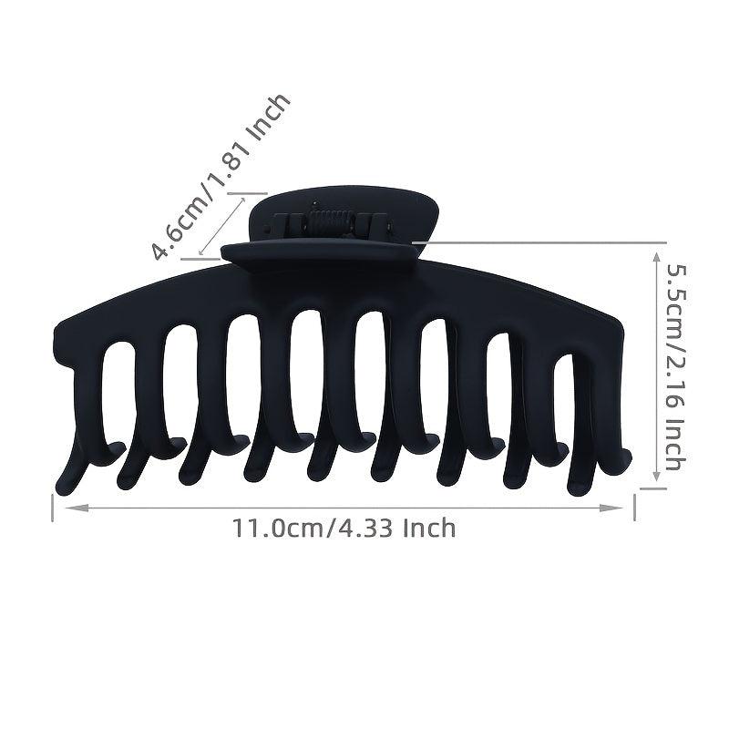 8pcs Large Shark Claw Hair Claw Ponytail Holder Hair Accessories for Women