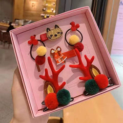 Christmas Hair Clip Girls' Headwear Small Hat Hair Clip