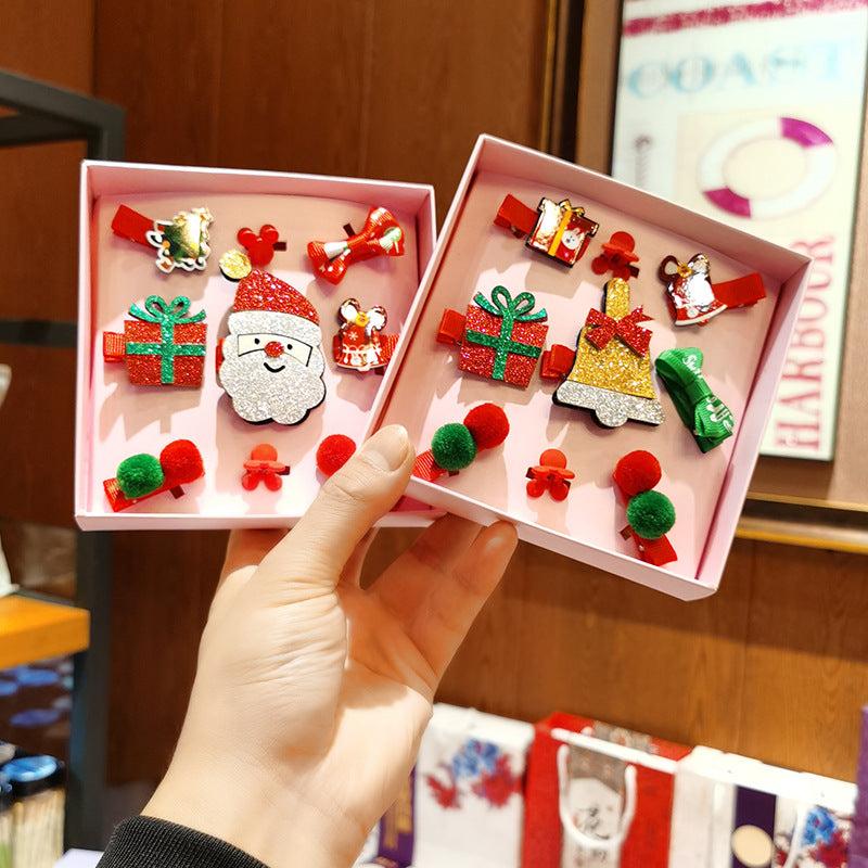 Christmas Hair Clip Girls' Headwear Small Hat Hair Clip