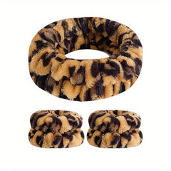 3pcs Leopard Print Hair Bundle Set
