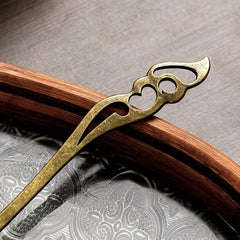 Retro Hairpin Metal Ancient Style Hair Stick Ponytail Holder Hair Accessories