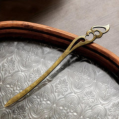 Retro Hairpin Metal Ancient Style Hair Stick Ponytail Holder Hair Accessories