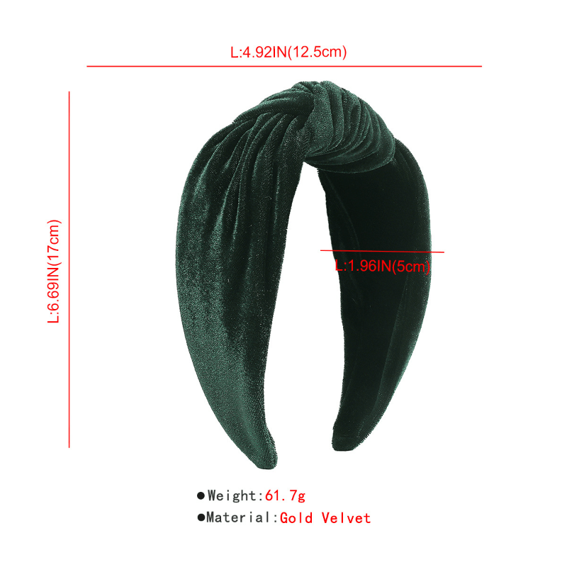 Velvet Hair Band Hoop Wide Cloth Headband Hair Hoop