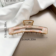 Large Metal Acetate Hair Claw Ponytail Holder Hair Accessories