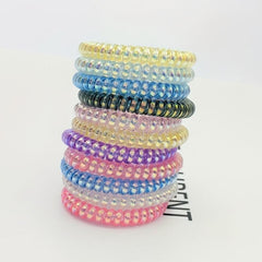 11pcs Candy Coil Hair Tie Sweet Hair Accessories For Girls Women