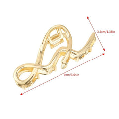 Irregular Hair Claw Clip - Non Slip Grip