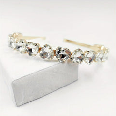 Baroque Crystal Heart Decor Headband Hair Band Glitter Hair Accessories