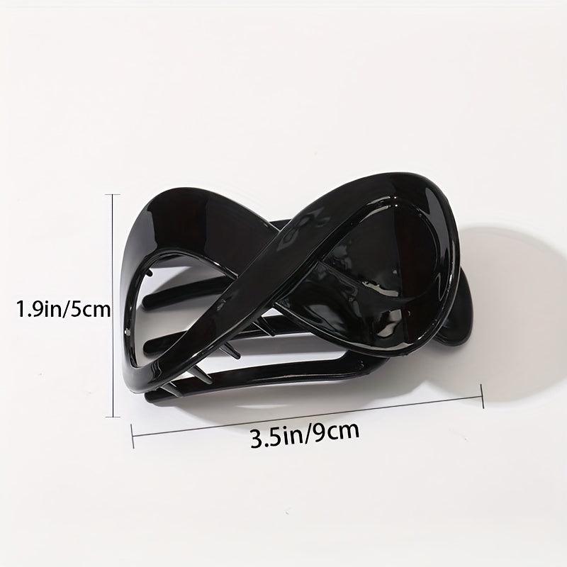 3pcs Acrylic Hair Claw Clip Strong Hold Hair Jaw Clip