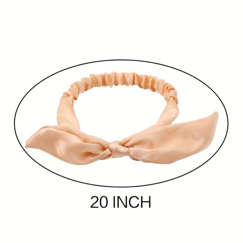 Silk Satin Headband Bowknot Hair Band Hair Accessories