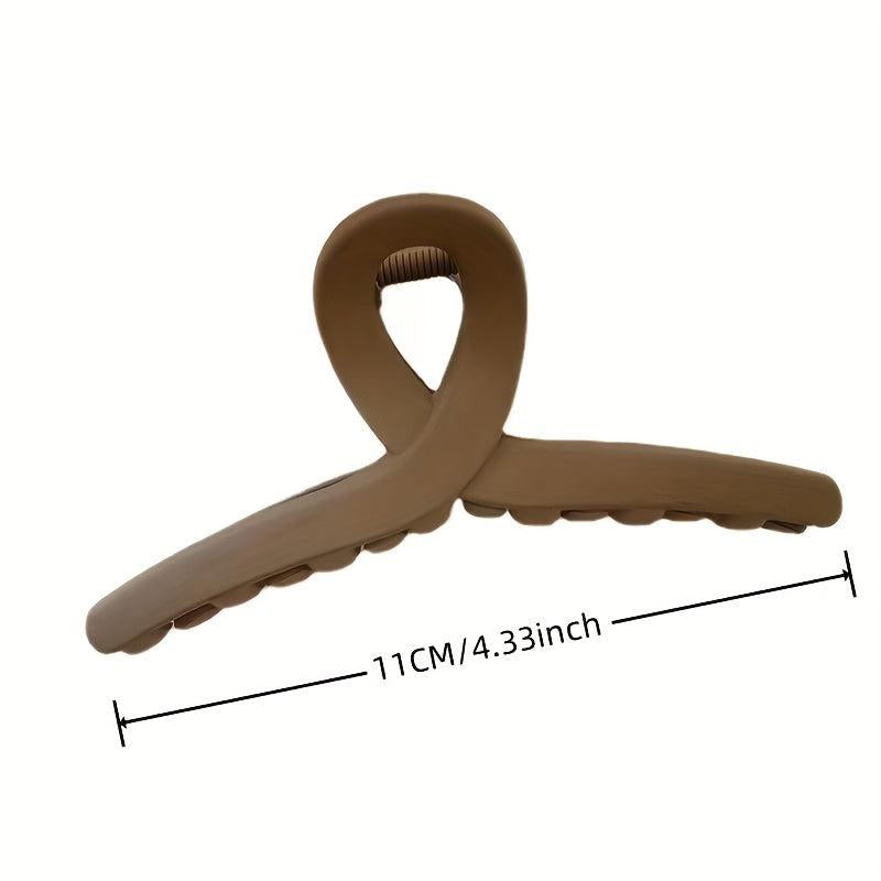 4pcs Solid Shark Claw Hair Claw Hair Accessories Women