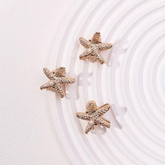 3pcs Small Starfish Hair Claw Nonslip Braids Shark Claw Women Girls Sweet Hair