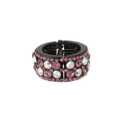 Vintage Rhinestone Hair Cuff Clip Glitter Hair Claw for Women Girls