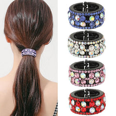 Vintage Rhinestone Hair Cuff Clip Glitter Hair Claw for Women Girls