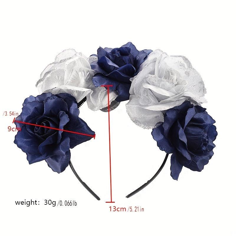 Halloween Flower Headband Hair Accessories for Women Girls