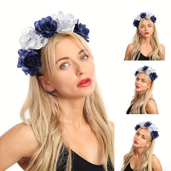 Halloween Flower Headband Hair Accessories for Women Girls