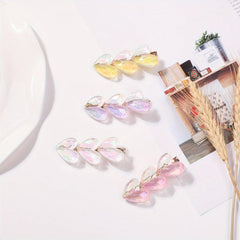 Y2K Crystal Duckbill Clip Holographic Hair Accessory Hairclip for Women Girls