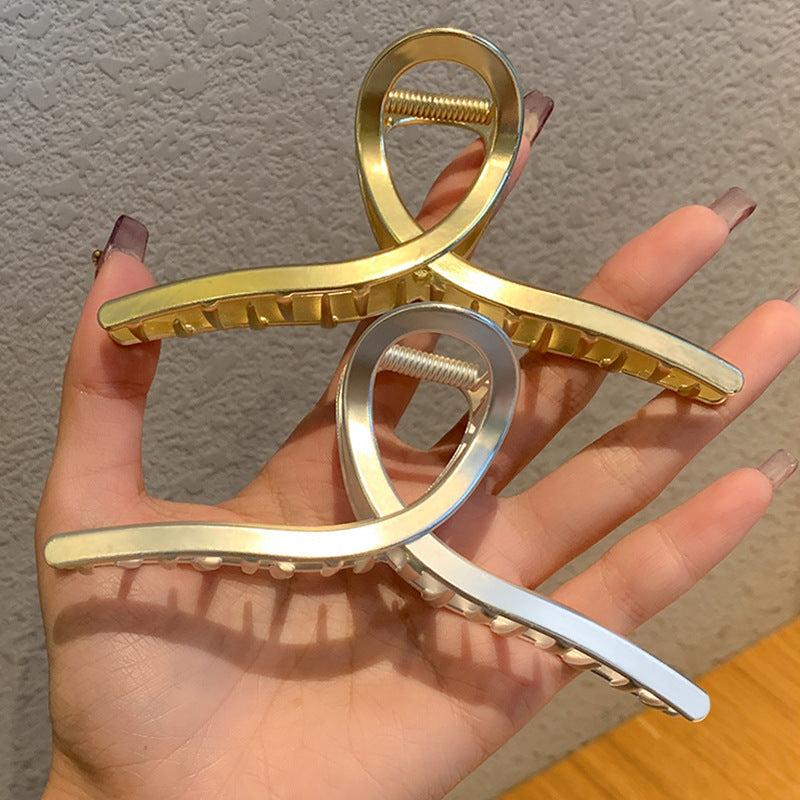 Metal Twist Hair Claw Ponytail Holder Shark Claw Hair Accessories For Women