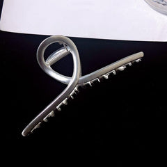 Metal Twist Hair Claw Ponytail Holder Shark Claw Hair Accessories For Women