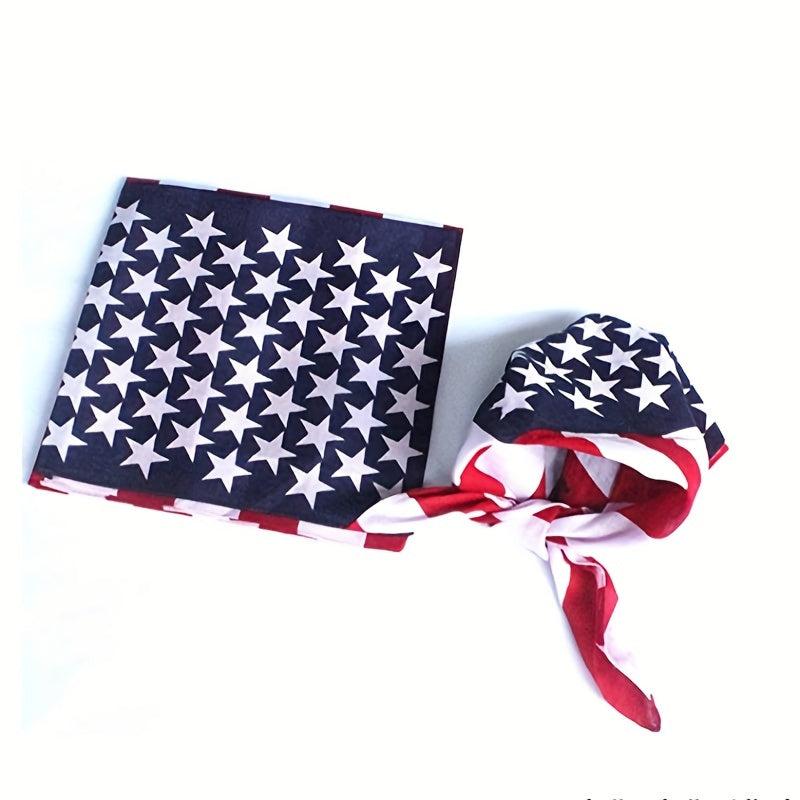 National Flag Bandana Hip Hop Cotton Square Scarf Handkerchief