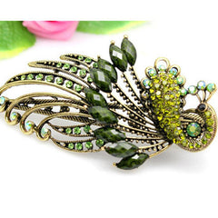 Peacock Rhinestone Hair Clip Hairpin Bohemian Style Hair Accessories