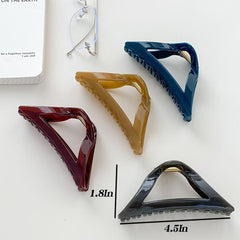Solid Triangle Hair Claw Clip Jaw Clip Temperament Clip Hair Accessories