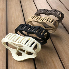 Matte Hollow Hair Claw Large Cloud Shape Hair Clip for Women
